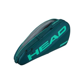 Head Tennis Racket Bag Tour Racquet Bag S (Racket Bag, 1 Main Compartment) 2026 Green 3-Pack